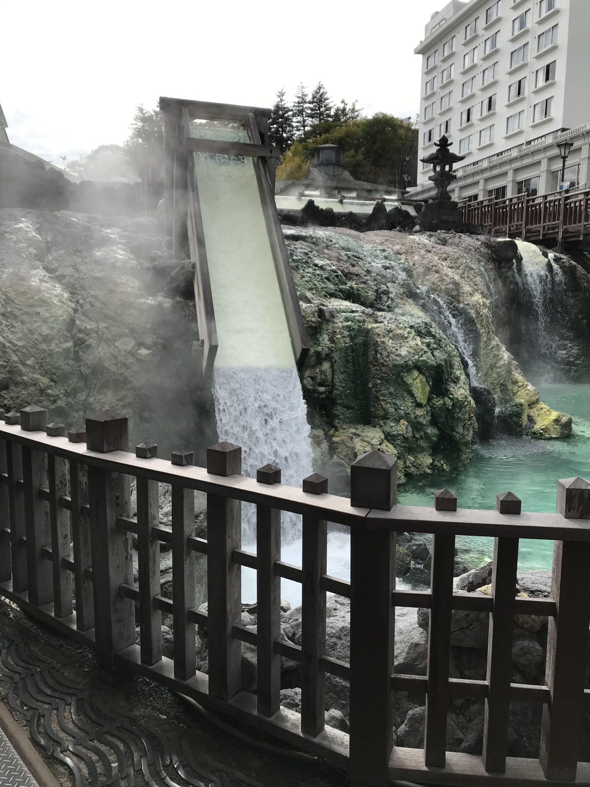 草津温泉旅行　湯畑